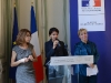 Viviane de Beaufort, Najat Vallaud-Belkacem et Agnès Bricard